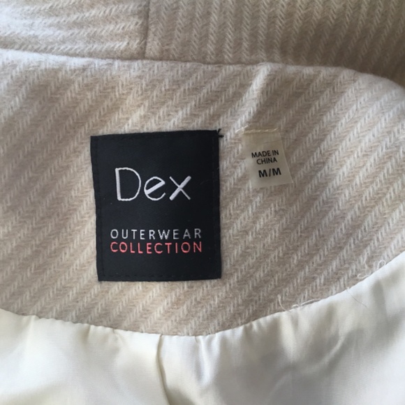 Dex double breasted, lined, belted jacket - Picture 3 of 3